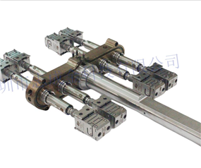 16+16 side injection molding system